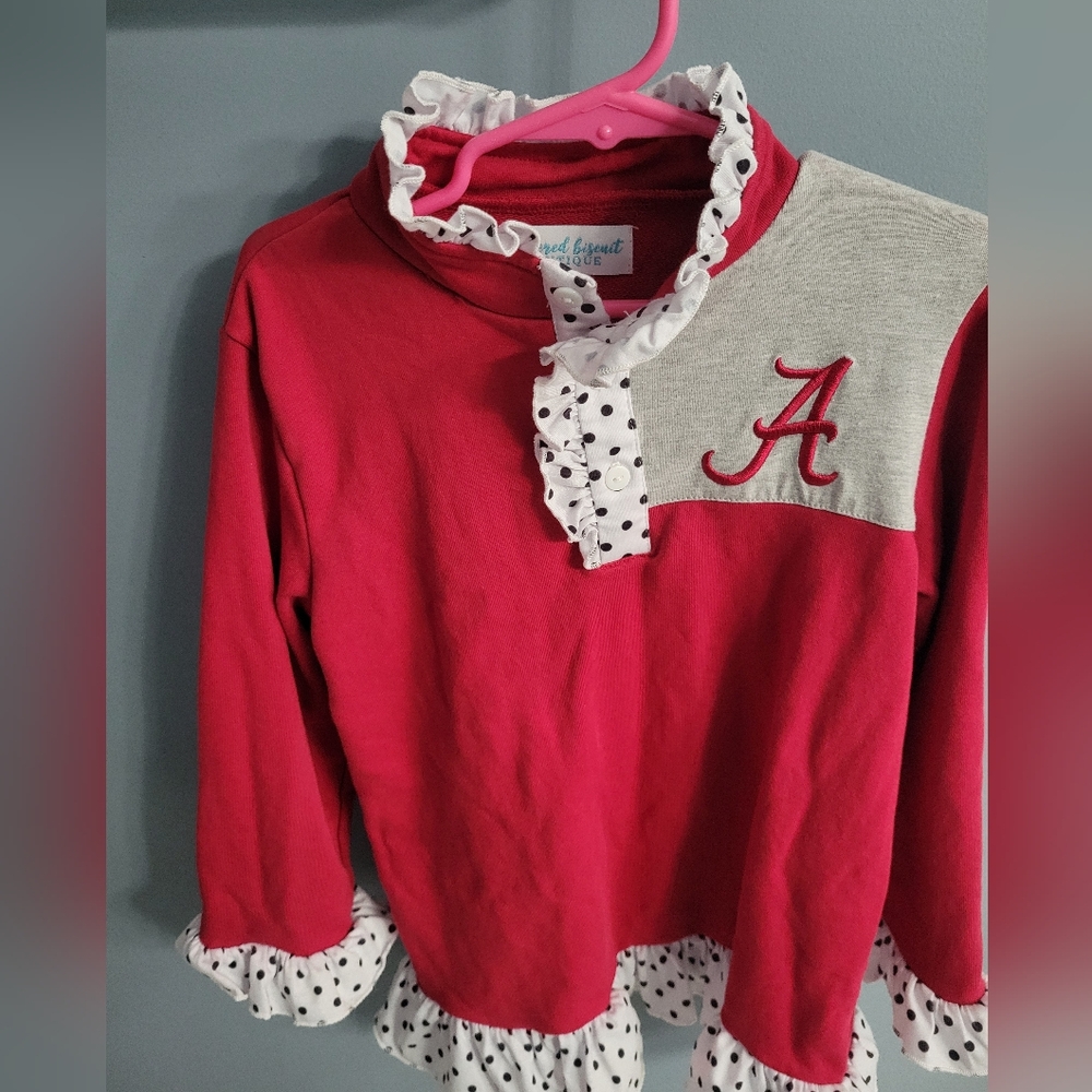 Girls University Of Alabama Pull Over Size 5/6